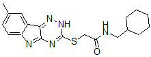 CAS#: 603946-27-6, N-(Cyclohexylmethyl)-2-[(8-Methyl-2H-1,2,4-Triazino[5,6-b]Indol-3-Yl)Thio]-Acetamide