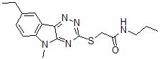 CAS#: 603946-78-7, 2-[(8-Ethyl-5-Methyl-5H-1,2,4-Triazino[5,6-b]Indol-3-Yl)Thio]-N-Propyl-Acetamide