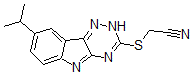 CAS 登录号：603947-19-9， [[8-(异丙基)-2H-1,2,4-三嗪并[5,6-b]吲哚-3-基]硫代]-乙腈