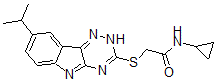 CAS#: 603947-31-5, N-Cyclopropyl-2-[[8-(Isopropyl)-2H-1,2,4-Triazino[5,6-b]Indol-3-Yl]Thio]-Acetamide