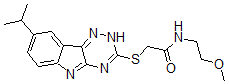 CAS#: 603947-33-7, N-(2-Methoxyethyl)-2-[[8-(Isopropyl)-2H-1,2,4-Triazino[5,6-b]Indol-3-Yl]Thio]-Acetamide