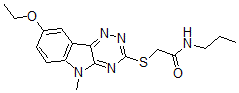 CAS#: 603947-83-7, 2-[(8-Ethoxy-5-Methyl-5H-1,2,4-Triazino[5,6-b]Indol-3-Yl)Thio]-N-Propyl-Acetamide