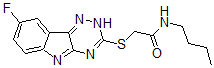 CAS#: 603948-01-2, N-Butyl-2-[(8-Fluoro-2H-1,2,4-Triazino[5,6-b]Indol-3-Yl)Thio]-Acetamide