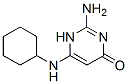 CAS 登录号：60462-36-4， 2-氨基-6-(环己基氨基)-1H-嘧啶-4-酮
