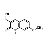 CAS 登录号：604754-98-5， 3-乙基-7-甲氧基-2(1H)-喹啉硫酮