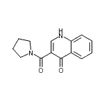CAS 登录号：604772-52-3， 3-(1-吡咯烷基羰基)-4(1H)-喹啉酮