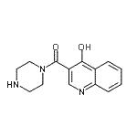 CAS#: 604772-60-3, (4-Hydroxy-3-quinolinyl)(1-piperazinyl)methanone