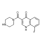 CAS 登录号：604773-25-3， 8-氟-3-(1-哌嗪基羰基)-4(1H)-喹啉酮