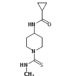CAS#: 604775-44-2, N-[1-(Methylcarbamothioyl)-4-piperidinyl]cyclopropanecarboxamide
