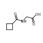 CAS 登录号：604790-72-9， N-(环丁基羰基)甘氨酸