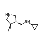 CAS#: 604798-71-2, N-{[(3R,4R)-4-Fluoro-3-pyrrolidinyl]methyl}cyclopropanamine
