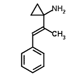 CAS 登录号：604800-02-4， 1-[(1E)-1-苯基-1-丙烯-2-基]环丙胺