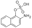 CAS 登录号：605-92-5， 2-氨基-1-萘基硫酸氢酯