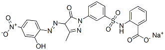 CAS#: 6054-90-6, Sodium 2-[[[3-[4,5-Dihydro-4-[(2-Hydroxy-4-Nitrophenyl)Azo]-3-Methyl-5-Oxo-1H-Pyrazol-1-Yl]Phenyl]Sulphonyl]Amino]Benzoate
