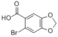 CAS 登录号：60546-62-5， 6-溴-3,4-亚甲二氧基苯甲酸