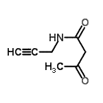 CAS 登录号：60557-23-5， 3-氧代-N-(2-丙炔-1-基)丁酰胺