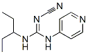 CAS 登录号：60560-32-9， 2-氰基-1-(1-乙基丙基)-3-(4-吡啶基)胍