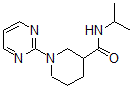 CAS#: 605624-20-2, N-(1-Methylethyl)-1-(2-Pyrimidinyl)-3-Piperidinecarboxamide