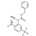 CAS 登录号：605668-92-6， 苄基氰基[2-硝基-5-(三氟甲基)苯基]乙酸酯