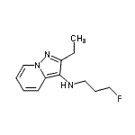CAS 登录号：605672-95-5， 2-乙基-N-(3-氟丙基)吡唑并[1,5-a]吡啶-3-胺