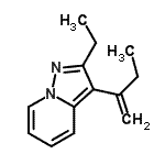 CAS 登录号：605673-32-3， 3-(1-丁烯-2-基)-2-乙基吡唑并[1,5-a]吡啶