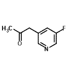 CAS#: 605681-20-7, 1-(5-Fluoro-3-pyridinyl)acetone
