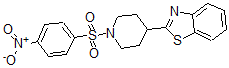 CAS#: 606082-00-2, 4-(2-Benzothiazolyl)-1-[(4-Nitrophenyl)Sulfonyl]-Piperidine
