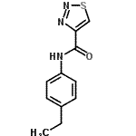 CAS 登录号：606091-90-1， N-(4-乙基苯基)-1,2,3-噻二唑-4-甲酰胺