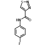 CAS#: 606091-91-2, N-(4-Fluorophenyl)-1,2,3-thiadiazole-4-carboxamide