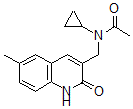 CAS#: 606095-23-2, N-Cyclopropyl-N-[(1,2-Dihydro-6-Methyl-2-Oxo-3-Quinolinyl)Methyl]-Acetamide