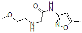 CAS#: 606096-26-8, 2-[(2-Methoxyethyl)Amino]-N-(5-Methyl-3-Isoxazolyl)-Acetamide