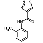 CAS#: 606101-97-7, N-(2-Methylphenyl)-1,2,3-thiadiazole-4-carboxamide