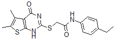 CAS#: 606107-51-1, 2-[(1,4-Dihydro-5,6-Dimethyl-4-Oxothieno[2,3-d]Pyrimidin-2-Yl)Thio]-N-(4-Ethylphenyl)-Acetamide