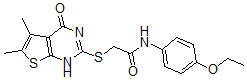 CAS#: 606107-92-0, 2-[(1,4-Dihydro-5,6-Dimethyl-4-Oxothieno[2,3-d]Pyrimidin-2-Yl)Thio]-N-(4-Ethoxyphenyl)-Acetamide