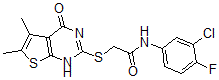 CAS#: 606108-58-1, N-(3-Chloro-4-Fluorophenyl)-2-[(1,4-Dihydro-5,6-Dimethyl-4-Oxothieno[2,3-d]Pyrimidin-2-Yl)Thio]-Acetamide