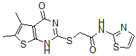 CAS#: 606108-60-5, 2-[(1,4-Dihydro-5,6-Dimethyl-4-Oxothieno[2,3-d]Pyrimidin-2-Yl)Thio]-N-Thiazol-2-Yl-Acetamide