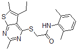 CAS 登录号：606113-49-9， N-(2,6-二甲基苯基)-2-[(5-乙基-2,6-二甲基噻吩并[2,3-d]嘧啶-4-基)硫代]-乙酰胺