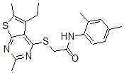 CAS#: 606113-50-2, N-(2,4-Dimethylphenyl)-2-[(5-Ethyl-2,6-Dimethylthieno[2,3-d]Pyrimidin-4-Yl)Thio]-Acetamide