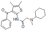 CAS#: 606115-10-0, N-(3-Benzoyl-4,5-Dimethyl-2-Thienyl)-2-(Cyclohexylmethylamino)-Acetamide