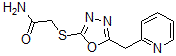 CAS 登录号：606117-17-3， 2-[[5-(吡啶-2-基甲基)-1,3,4-恶二唑-2-基]硫代]-乙酰胺