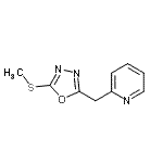 CAS#: 606117-23-1, 2-{[5-(Methylsulfanyl)-1,3,4-oxadiazol-2-yl]methyl}pyridine