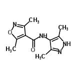 CAS#: 606117-81-1, N-(3,5-Dimethyl-1H-pyrazol-4-yl)-3,5-dimethyl-1,2-oxazole-4-carboxamide