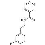 CAS#: 606132-08-5, N-[2-(3-Fluorophenyl)ethyl]-2-pyrazinecarboxamide