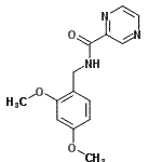 CAS 登录号：606132-14-3， N-(2,4-二甲氧基苄基)-2-吡嗪甲酰胺