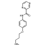 CAS 登录号：606132-15-4， N-(4-丁氧基苯基)-2-吡嗪甲酰胺