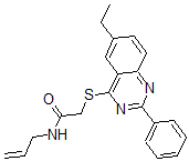 CAS#: 606134-65-0, 2-[(6-Ethyl-2-Phenyl-4-Quinazolinyl)Thio]-N-Allyl-Acetamide