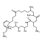 CAS#: 60616-99-1, (12E)-16-Ethyl-6,8,9-trihydroxy-12-(methoxymethyl)-25,27-dimethyl-2-propyl-1-oxa-4-azacyclooctacosa-12,14-diene-3,20,28-trione