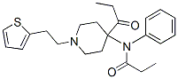 CAS 登录号：60644-96-4， N-[4-(1-氧代丙基)-1-[2-(2-噻吩基)乙基]-4-哌啶基]-N-苯丙酰胺