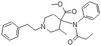 CAS 登录号：60645-00-3， 洛芬太尼