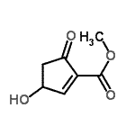 CAS 登录号：606489-69-4， 甲基3-羟基-5-氧代-1-环戊烯-1-羧酸酯
